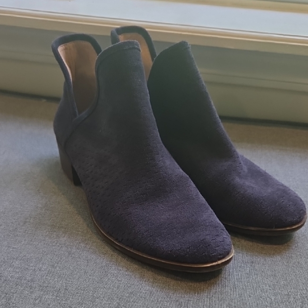 Lucky Brand Women's Bailey Ankle Boots Moroccan Blue